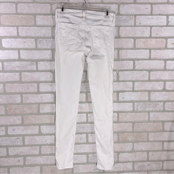 Rag & bone Skimny Jeans in Bright White Size 26 - Picture 5 of 10